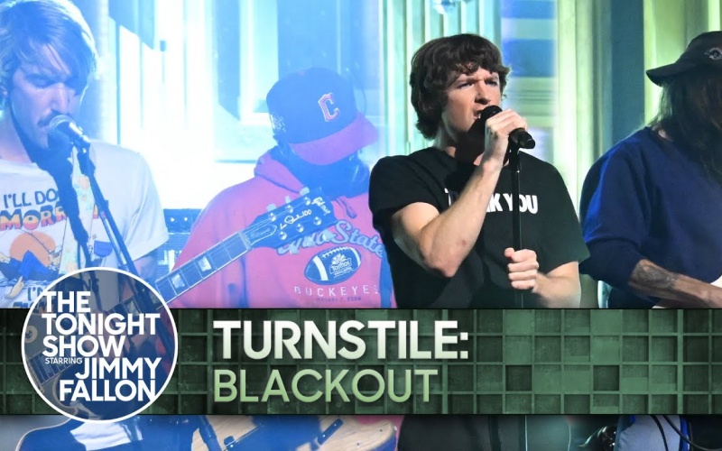 Turnstile Fallon Watch Turnstile perform ‘Blackout’ at The Tonight Show Starring Jimmy ...